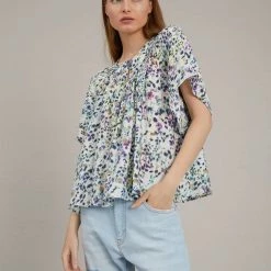 Munthe Vaige Top - White