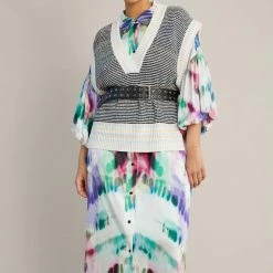 Munthe Vamp Knit Vest - Mix