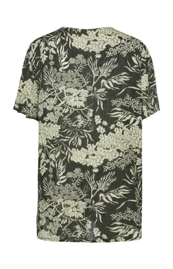 Yaya Black Beluga Printed Top 4 Yaya Black Beluga Printed Top