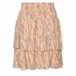 Yaya Sand Printed Cedar Skirt