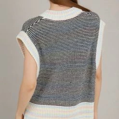 Munthe Vamp Knit Vest - Mix