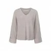 Yaya Gold V Neck Sweater