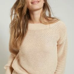 Yaya Sand Textured Sweater
