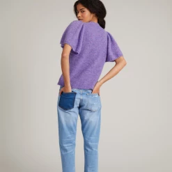 Munthe Lilac Cabs Knit Top