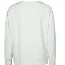 Yaya White Boatneck Sweater