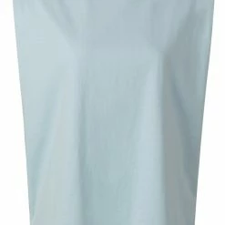 Yaya Soft Brushed Jersey Padded Sleeve Top - Blue Mist