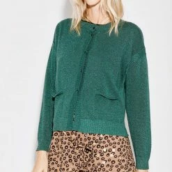 Munthe Green Cotton Ninja Cardigan