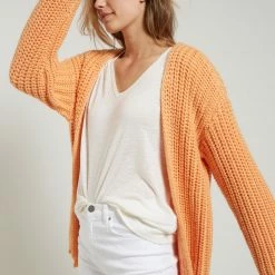 Yaya Orange Yarn Sweater