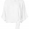 Yaya Top with Knot Detail - Pure White