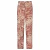 Yaya Wide Leg Capri Pants in Botanical Print - Cedar Wood Red Print