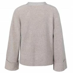 Yaya Gold V Neck Sweater