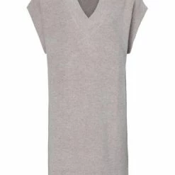 Yaya Gold V Neck Dress