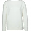 Yaya White Boatneck Sweater