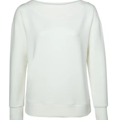 Yaya White Boatneck Sweater