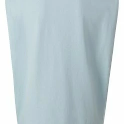 Yaya Soft Brushed Jersey Padded Sleeve Top - Blue Mist