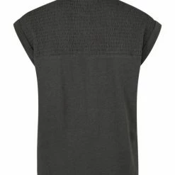 Yaya Black Smocked Top