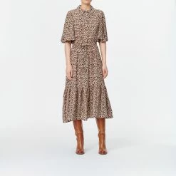 Munthe Black Brown Sorbus Dress