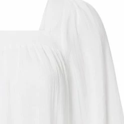 Yaya Cotton Top with Back Tie - Pure White 11 Yaya Cotton Top with Back Tie - Pure White