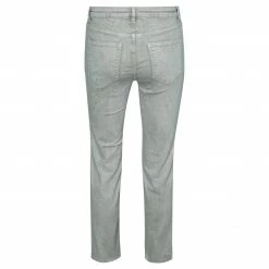 Yaya Coloured Denim with Straight Legs and Side and Back Pockets - Chateau Warm Grey