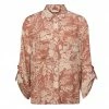 Yaya Red Printed Pocket Blouse