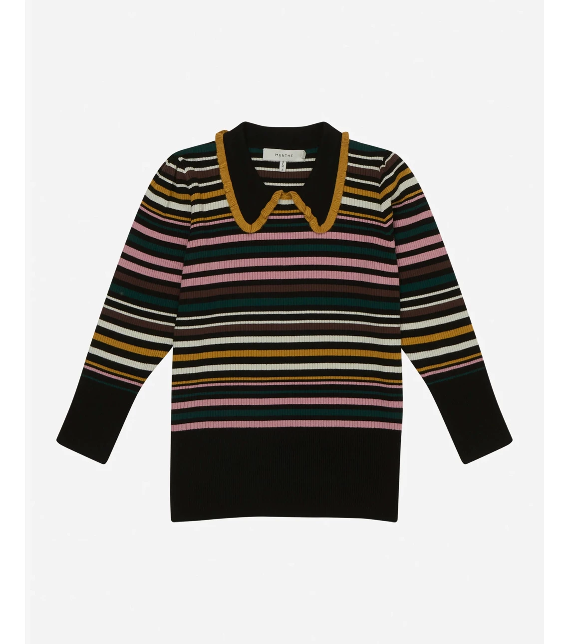 Munthe Black Cruz Striped Top 3 Munthe Black Cruz Striped Top