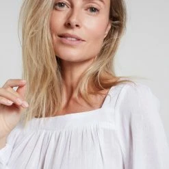 Yaya Cotton Top with Back Tie - Pure White 10 Yaya Cotton Top with Back Tie - Pure White