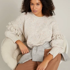 Munthe Ivory Coast Knit Cardigan