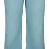 Yaya High Waist Wide Flared Jeans - Denim