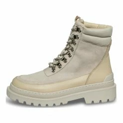 Yaya Hiker Suede Boots - Beach Sand