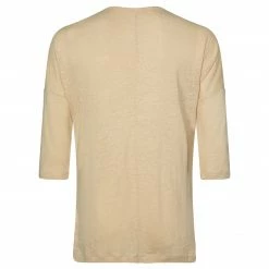 Yaya V-neck 3/4 Sleeve Top - Warm Sand