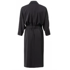 Yaya Wrap Dress with Belt - Black