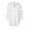 Yaya White Length Sleeve Top
