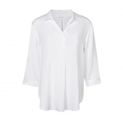 Yaya White Length Sleeve Top