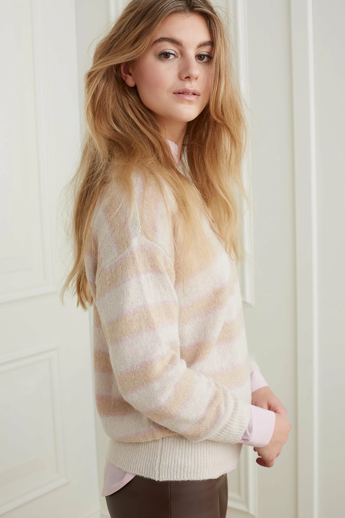 Yaya Multicolor Striped Sweater 5 Yaya Multicolor Striped Sweater