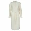 Yaya Long sleeve shirt dress with structure - Brazilian Sand