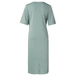 Yaya Jersey Dress with Belt Concrete Blue