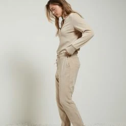 Yaya Retro Sneakers - Creme Brulee Beige