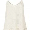 Yaya Printed Strappy Top - Chalk Dessin