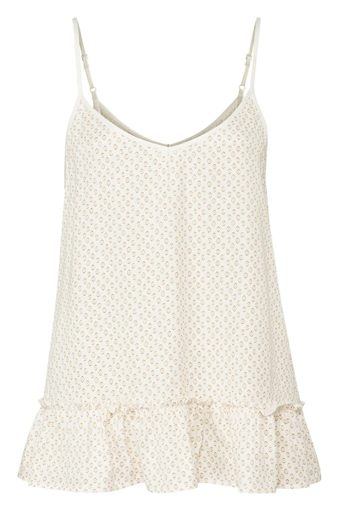 Yaya Printed Strappy Top - Chalk Dessin 3 Yaya Printed Strappy Top - Chalk Dessin