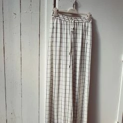 Munthe Editor - Ivory Checked Pants