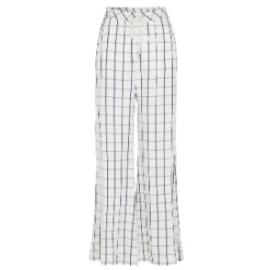 Munthe Editor - Ivory Checked Pants
