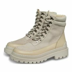 Yaya Hiker Suede Boots - Beach Sand