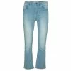 Yaya Denim Kick Flare 7/8 Length Jeans - Blue Denim