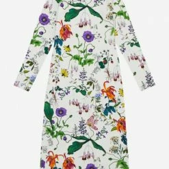 Munthe White Cork Long Sleeve Dress