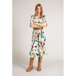 Munthe Ivory Celiz Silk Dress